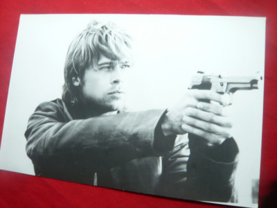 Fotografie cu Actorul Brad Pitt in Filmul The Devil&amp;#039;s Own, 1997,dim.=18x12cm foto