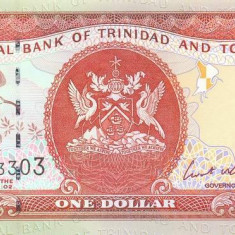 TRINIDAD SI TOBAGO █ bancnota █ 1 Dollar █ 2006 █ P-46 █ UNC