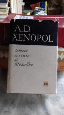 SCRIERI SOCIALE SI FILOZOFICE - A.D. XENOPOL foto