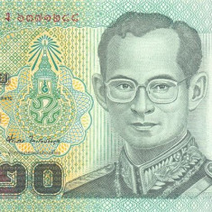 THAILANDA █ bancnota █ 20 Baht █ 2003 █ P-109 █ semnatura 83-1 █ UNC necirculata