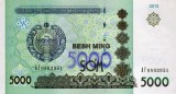 UZBEKISTAN █ bancnota █ 5000 Sum █ 2013 █ P-83 █ UNC █ necirculata