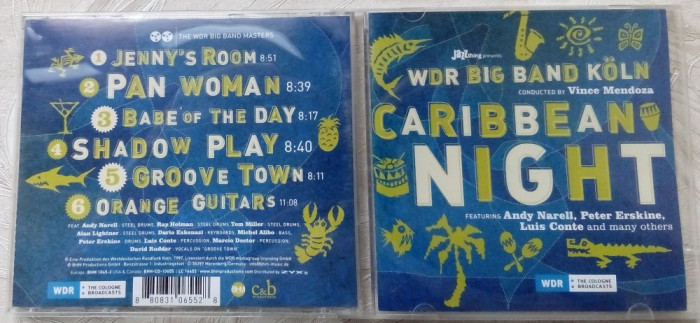 CD JAZZ: WDR BIG BAND KOLN CONDUCTED BY VINCE MENDOZA - CARIBBEAN NIGHT (1997)