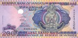 VANUATU █ bancnota █ 200 Vatu █ 1995 █ P-8a █ Serie AA █ UNC █ necirculata