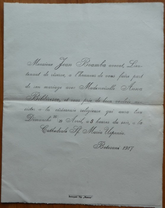 Invitatie De Lux La Nunta Familii Din Protipendada Orasului