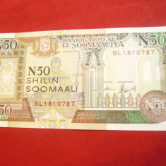 Bancnota 50 shilingi 1991 Somalia , cal. NC
