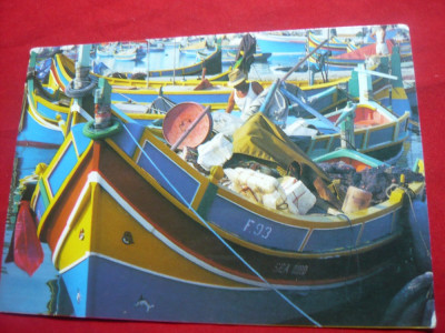 Ilustrata Malta 2000 - Barci de Pescuit foto