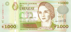 URUGUAY ? bancnota ? 1000 Pesos Uruguayos ? 2004 ? P-79b ? UNC ? necirculata foto