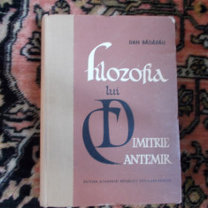 Filozofia lui Dimitrie Cantemir - D. Badarau