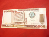 Bancnota 50 000 meticais1993 Mozambic , cal.NC