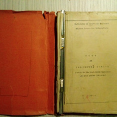 CURS DE PROCEDURA CIVILA - Petre Vasilescu - 1941, 502 p.; curs litografiat