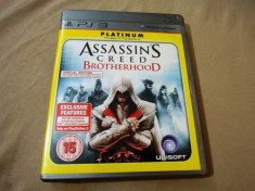 Joc Assassin&amp;#039;s Creed Brotherhood original, PS3! foto