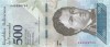 VENEZUELA █ bancnota █ 500 Bolivares █ 18.8. 2016 █ P-94a █ UNC