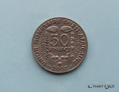 AFRICA DE VEST - 50 Francs 2007 foto