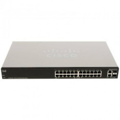 Switch Cisco SLM224PT 24 porturi foto