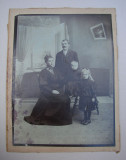 Fotografie veche de dimensiuni mari - Lupac, jud. Caras-Severin, Banat, Alb-Negru, Romania pana la 1900, Portrete