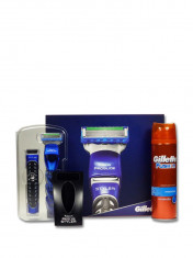 Set cadou Aparat de ras Proglide Stypler (Aparat de ras + Gel de ras 200 ml + baterii) foto