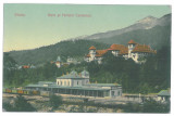 3165 - SINAIA, Prahova, Railway Station, Romania - old postcard - used - 1915, Circulata, Printata