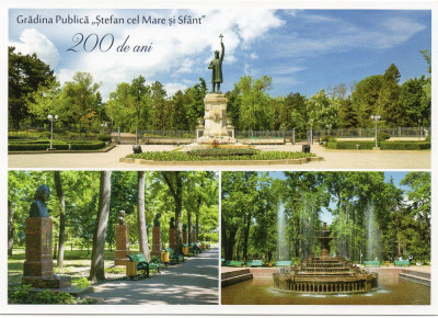 Moldova 2018, Stefan cel Mare si Sfant, Gradina Publica - 200 de ani, Chisinau foto