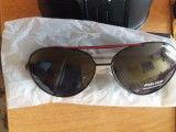 Ochelari de Soare Polarizati Police RED UV400, Unisex + Portochelari piele si laveta