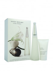 Set cadou L&amp;#039;eau D&amp;#039;Issey (Apa de toaleta 100ml + Crema de corp 75ml), 100 ml, Pentru Femei foto