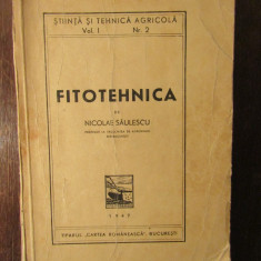 FITOTEHNICA - NICOLAE SAULESCU