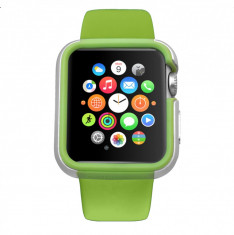 Carcasa dual layer Ozaki O!Coat Shockband Apple Watch, Watch Sport, Watch Edition - (38mm) Verde foto