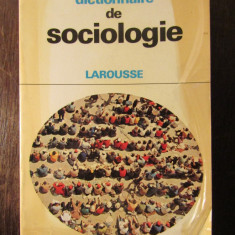 DICTIONNAIRE DE SOCIOLOGIE , LAROUSSE