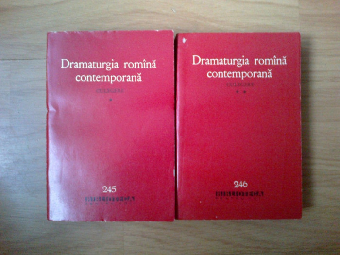 w0a Dramaturgia romana contemporana. Culegere (2 volume)