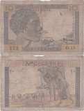 1946, 10 francs (P-19) - Somalia Franceză (Djibouti)! (CRC: 88%)