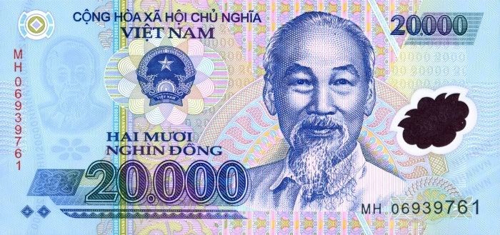 VIETNAM █ bancnota █ 20000 Dong █ 2007 █ P-120b █ POLYMER █ UNC █ necirculata