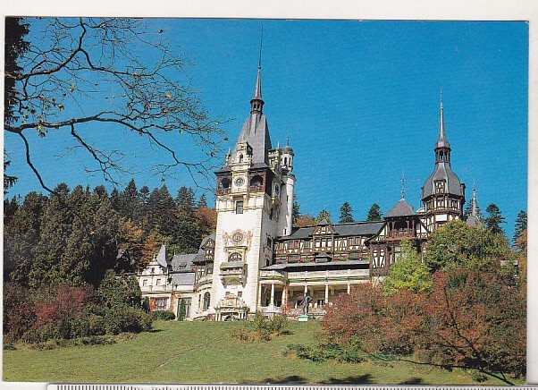 bnk cp Sinaia - Castelul Muzeu Peles - uzata