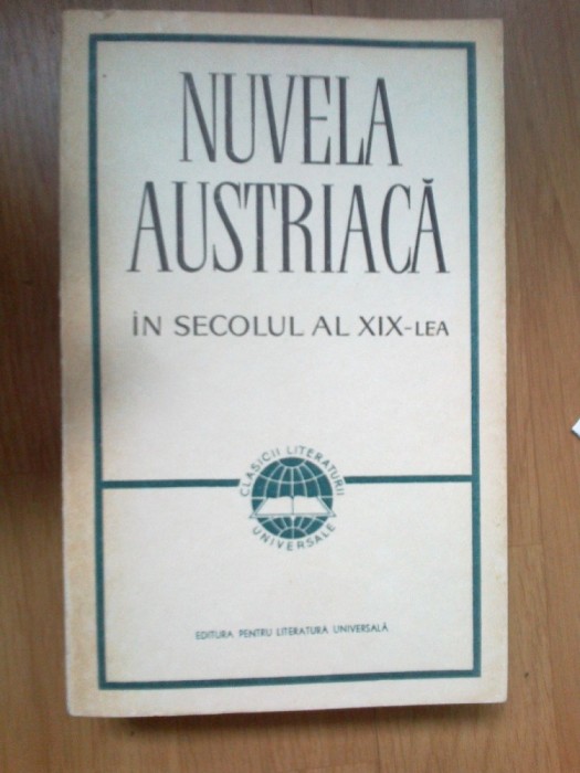z1 Nuvela Austriaca In Secolul Al XIX-lea
