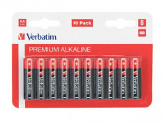 VERBATIM ALKALINE BATERIE LR06 AA (10 PCS, BLISTER)/VERBATIM ALKALINE BATTERY LR06 AA (10PCS) - CM19357 foto