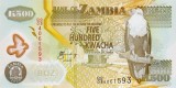ZAMBIA ? bancnota ? 500 Kwacha ? 2009 ? P-43g ? POLYMER ? UNC ? necirculata