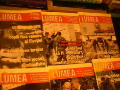 REVISTA LUMEA- SERIE NOUA-NR-1-4-5-6-11-12/2016-6 BUCATI- foto