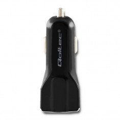 Incarcator auto QOLTEC 12-24V 5V 3A USB + CABLU USB-CQOLTEC CAR CHARGER 12-24V 5V 3A USB +CAB.USB-C - HC01850 foto