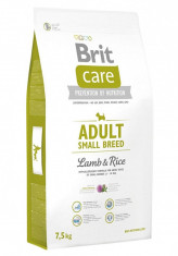 Ingrijire Britanica pentru adul?i mici, rasa de miel ?i orez 7.5/Brit Care Adult Small Breed Lamb &amp;amp; Rice7,5 - PP00213 foto