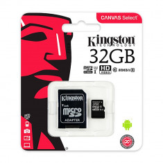 Aproape nou: Card de memorie Kingston MicroSDXC 32GB Class 10 UHS-1 80MB/s + Adapto foto