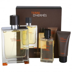 Set cadou Terre D&amp;#039;Hermes (Apa de Toaleta 100 ml + Gel de dus 40 ml + Aftershave 15ml), Pentru Barbati foto