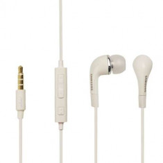 Casti Handsfree Samsung I9300 Galaxy S III Stereo Albe Originale foto