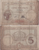 1926, 5 francs (P-36a.1) - Noua Caledonie! (CRC: 72%)