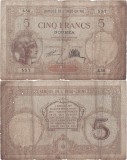 1926, 5 francs (P-36a.1) - Noua Caledonie! (CRC: 72%)