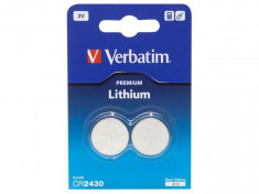 VERBATIM LITHIUM CR2430 BATERIE (2 buca?i)/VERBATIM LITHIUM BATTERY CR2430 (2 PCS) - CM19354 foto