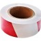 Banda reflectorizanta tip fagure alba/rosie 02R/W 5cm x 25m CH