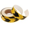 Rola banda reflectorizanta galbena cu sageata neagra 5cm x 25m, Oem
