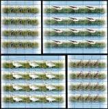 Romania 2009, LP 1827 x, Pasari din Delta Dunarii, minicoli, MNH! LP 105,60 lei, Fauna, Nestampilat