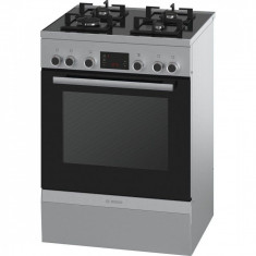 Aragaz Bosch HGD747355F Mixt 4 zone de gatit 66l Inox foto