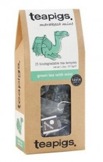 TeaTeapigs Ceai verde cu menta 15 plicuri/HerbataTeapigs Green Tea with Mint 15 saszetek - EC00341 foto