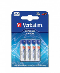 VERBATIM ALKALINE BATERIE LR3 AAA (4 PCS, BLISTER)/VERBATIM ALKALINE BATTERY LR3 AAA (4PCS, BLISTER) - CM19353 foto