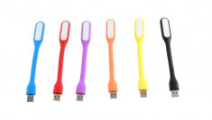 Lampa led USB flexibila diferite culori foto